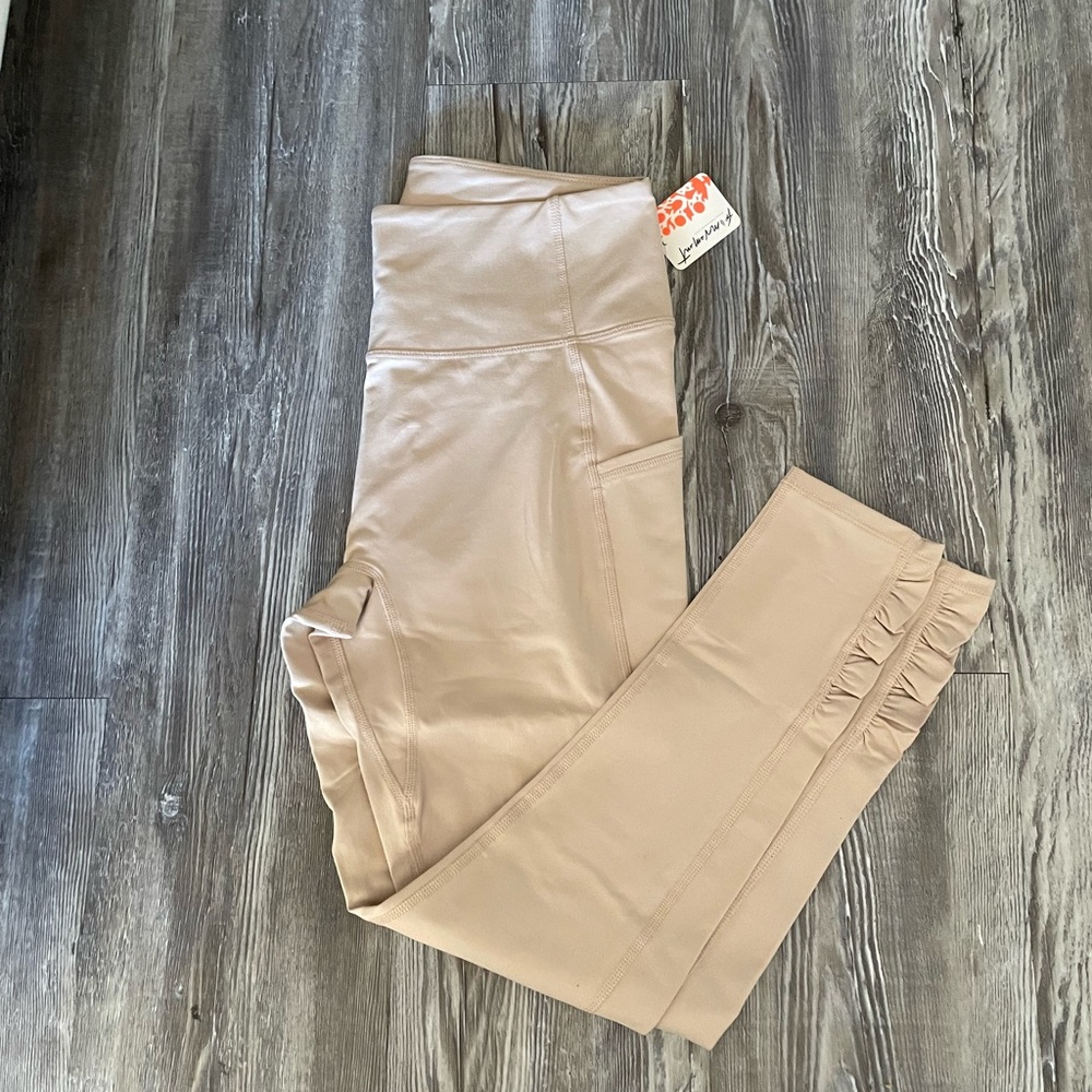 FREE PEOPLE OUT OF YOUR LEAGUE CLAY LEGGINGS - Picture 7 of 8